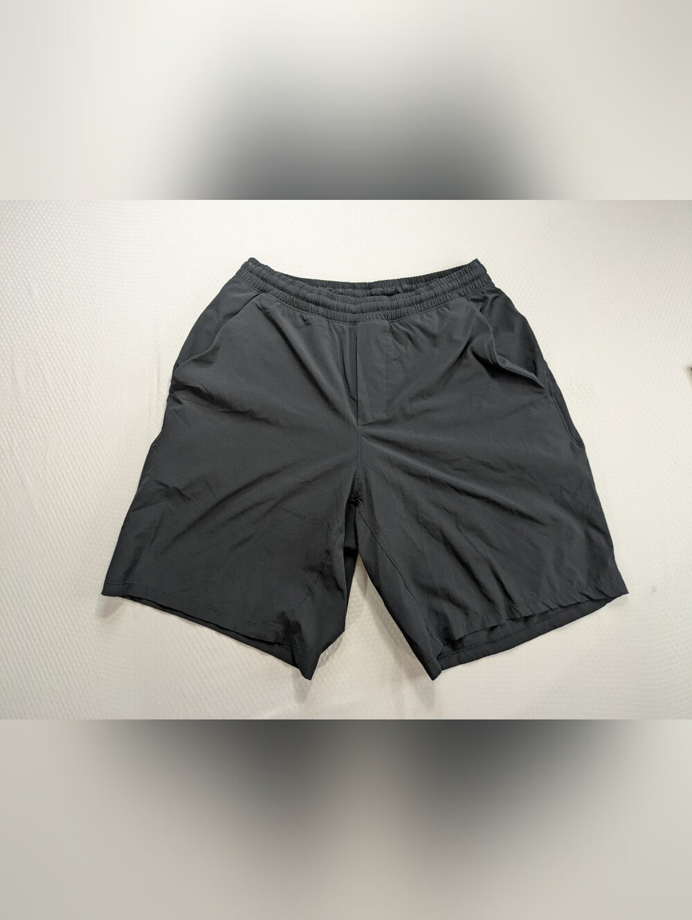 Lululemon Pace Breaker Lined 8" Mens Shorts Medium Black Athletic Gym